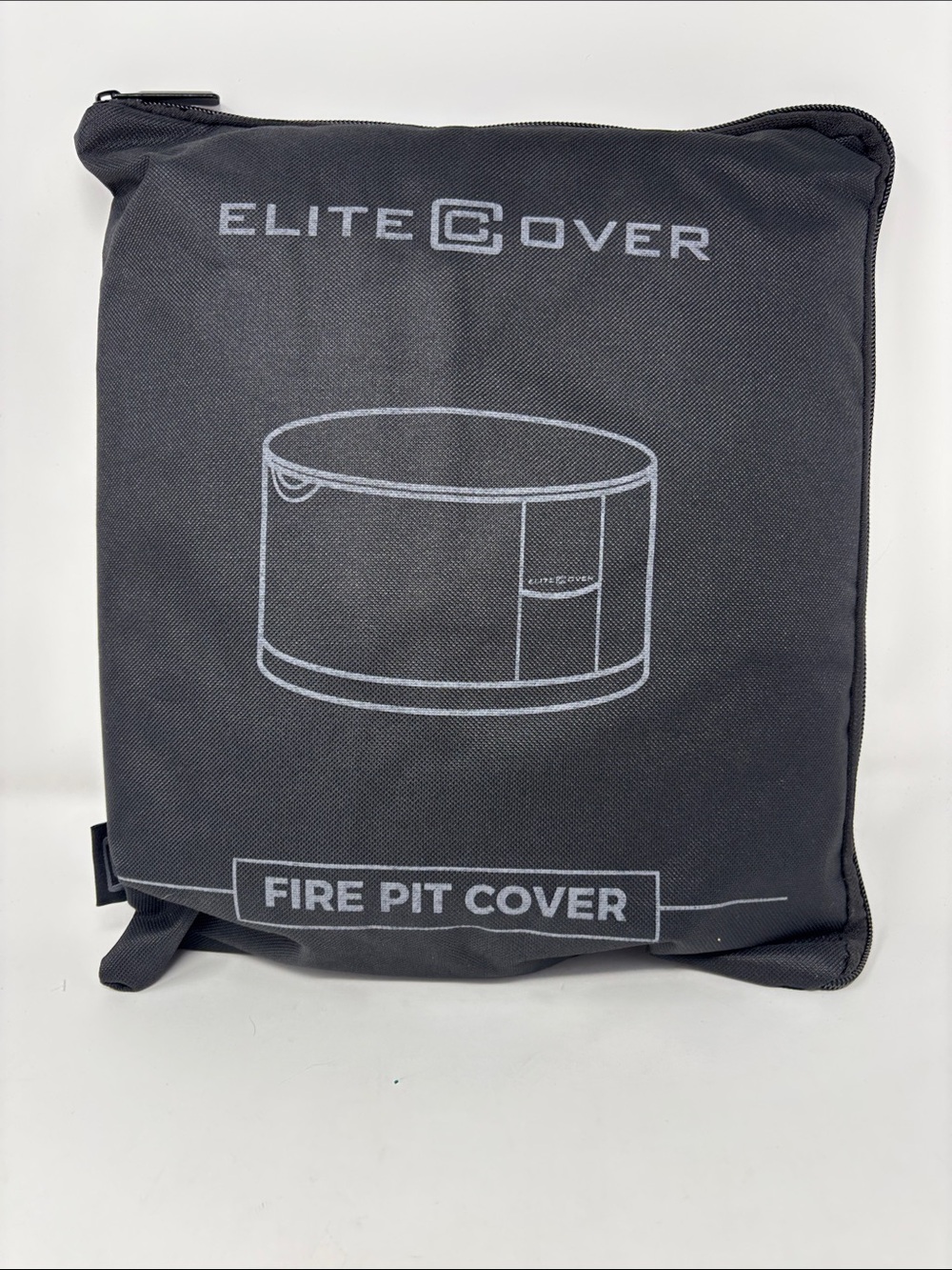 New Elite Cover | Black Fire Pit Cover - Heavy-Duty Outdoor Protection